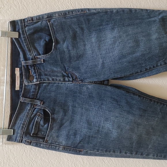 Levi's 505 Straight Stretch Dark Wash Mid-Rise Size 27 - Picture 2 of 9